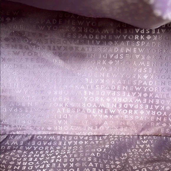 Kate Spate Haven Lane Glitter Striped Tote Lavender - Picture 10 of 15